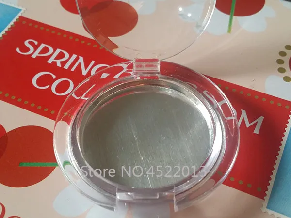 50 шт./лот круглый пластиковый косметический чехол для пудры прозрачный пустой