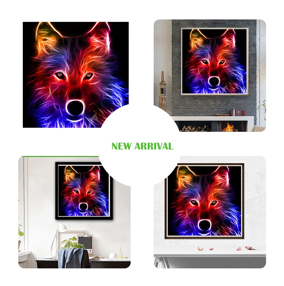 DIY 5D алмазная картина мультфильм животное круглая Алмазная мозаика украшение дома вышивка узор вышивка ручной работы подарок на год