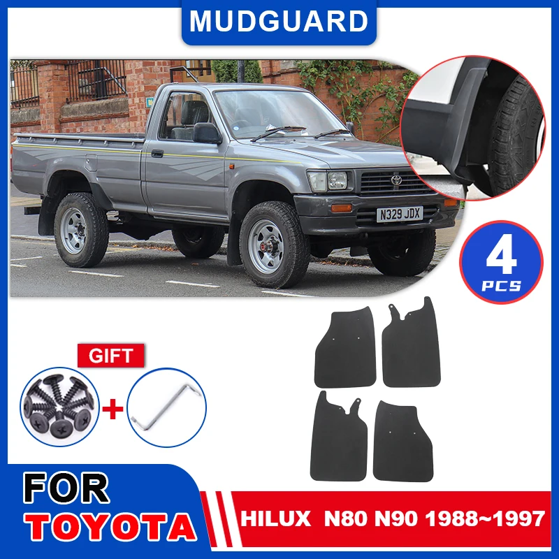 Guardabarros para Toyota HiLux N80, N90, N100, N110, 1988 ~ 1997, 1989, 1999, accesorios de cubierta