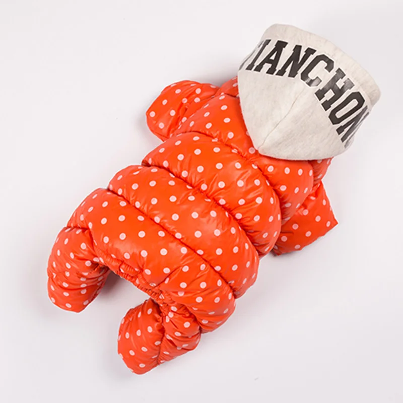 2019 зимняя одежда для собак теплая куртка толстое хлопковое пальто