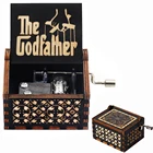 Деревянная шкатулка под старину, Музыкальная шкатулка с ручным заводом, тема Caixa De Musica, подарок на день рождения, шкатулка для вечерние, анонимное украшение