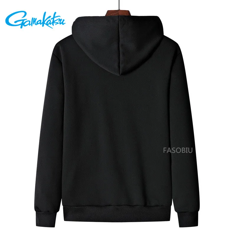 

Men Set Warm Thick Hooded Gamakatsu Fishing Jacket+pants 2pc Sets Men Lamb Cashmere Fishing Hoodies Tracksuit Man Sports Suit