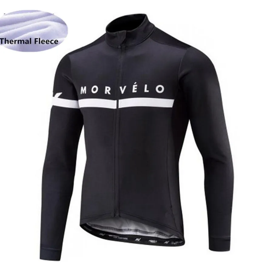 morvelo зима термо флис Велоспорт Джерси мужская одежда с длинным рукавом Bicicleta MTB Maillot Ropa Ciclismo Hombre Ciclismo - Цвет: 013