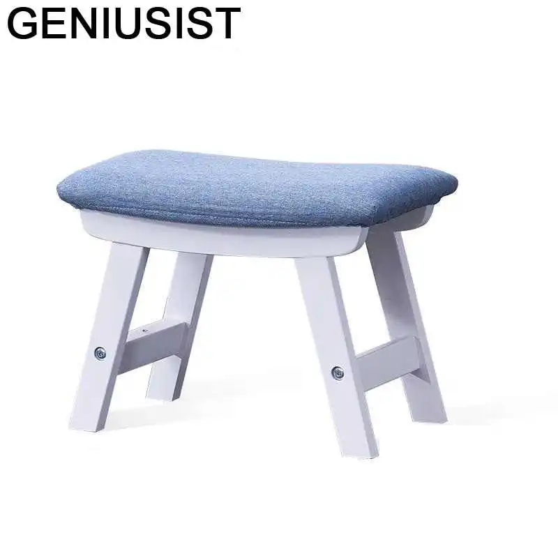 

Room Pouffe Small Chair Banc De Rangement Pufa Do Siedzenia Banquinho Cover Change Shoes Ottoman Tabouret Taburete Foot Stool