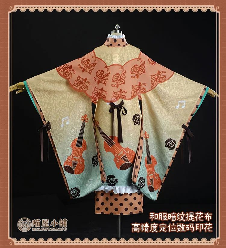 COSMART Rozen Maiden Канария канариэвонгель 15-я годовщина Taisho кимоно искусственное платье