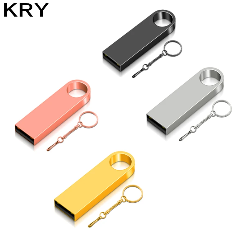 USB флеш накопитель 64 ГБ 32 128 16 8 водонепроницаемый металлический u диск Memoria Cel