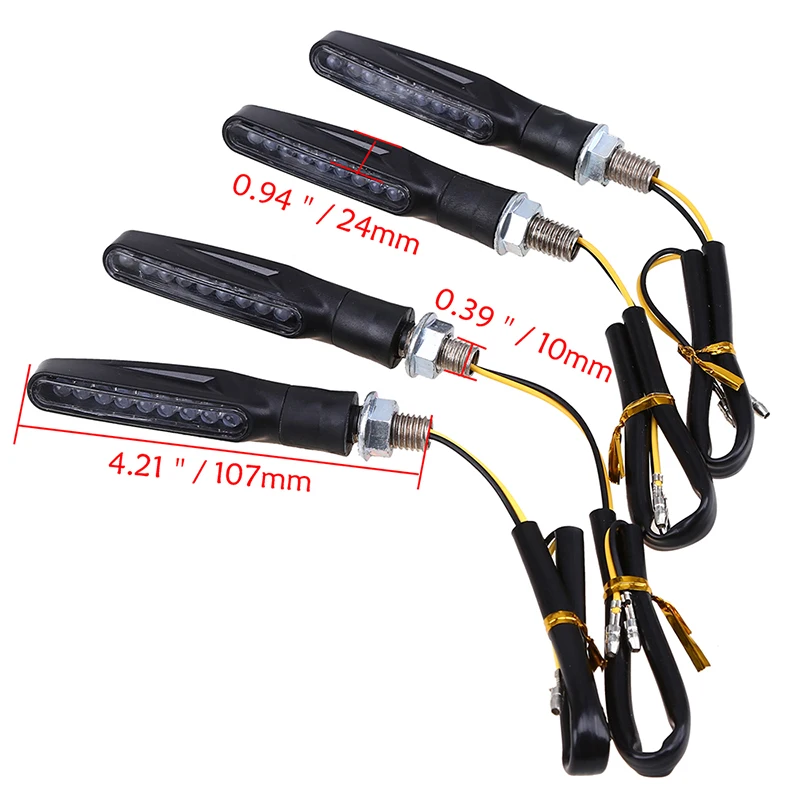 2 пары поворотники для мотоциклов Yamaha fz6|light for|lights for motorcyclelight indicator |