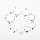 Соединитель из нержавеющей стали с двойной петлей, 20 шт., 6-25 мм