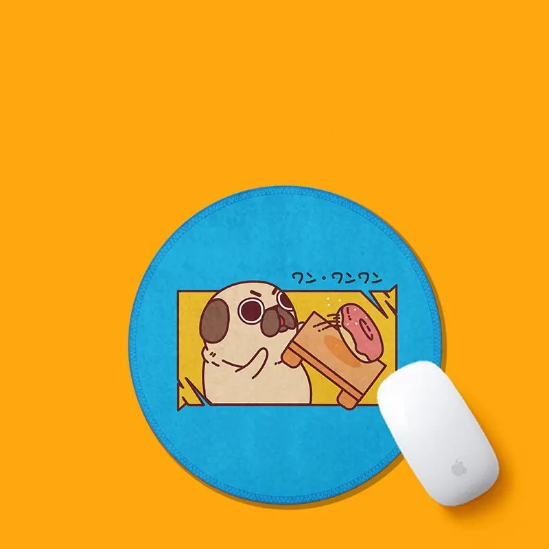 Симпатичный мультяшный коврик для мыши с кошкой и собакой Студенческая