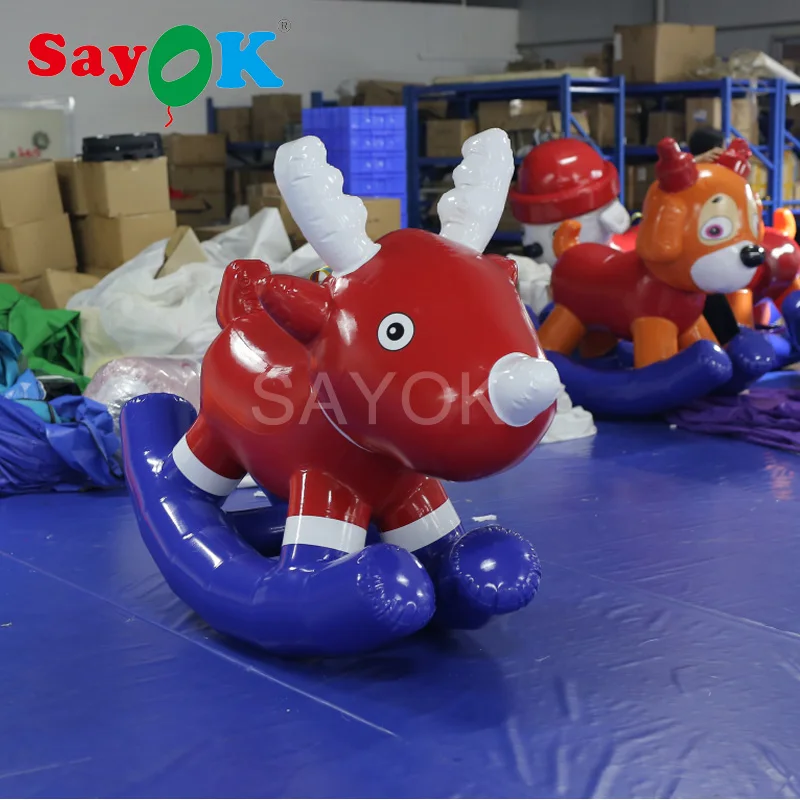 

SAYOK Funny inflatable deer inflatable game for playing center