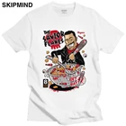 Мужская хлопковая футболка с коротким рукавом и графическим принтом Ходячие мертвецы