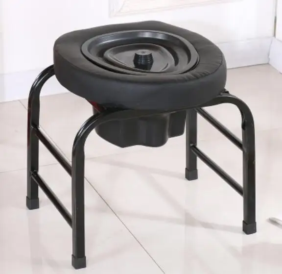Plastic closestool spittoon Urine bucket cuspidor Urinal basin potty chair mobile toilet | Стулья и табуреты для ванной