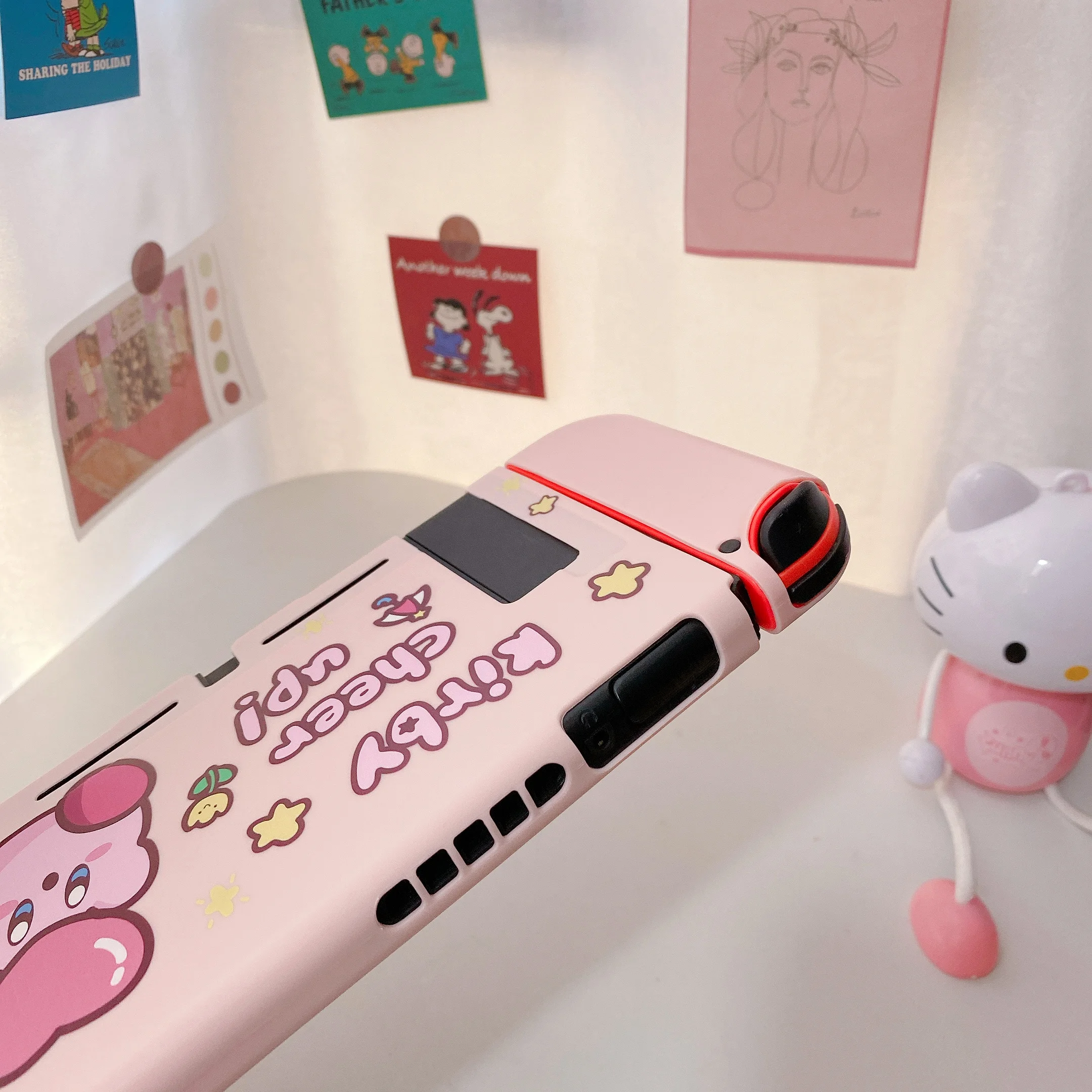 Милый мультяшный защитный чехол для игровой консоли Nintendo Switch Oled мягкие