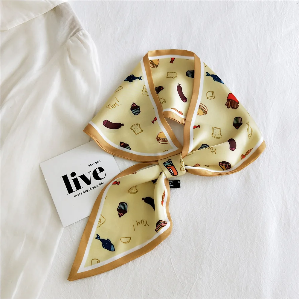 Новинка женский шейный платок бандана роскошные Брендовые женские шарфы для