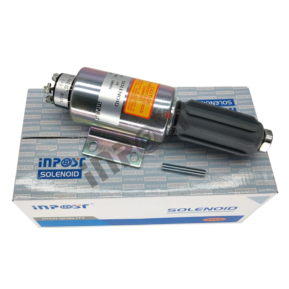 

INPOST Auto Parts Fuel Stop Solenoid 24V 589-91 589/91 For Perkins Diesel Engine