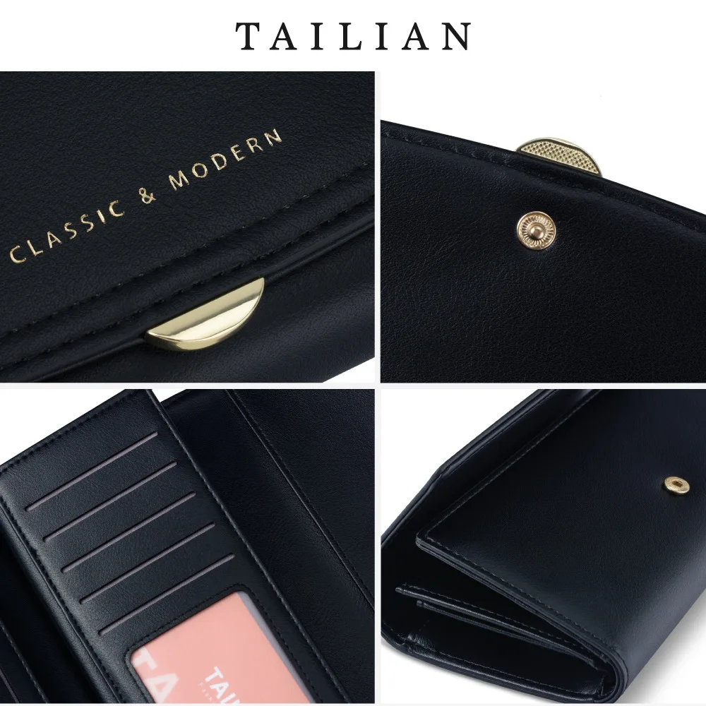 

Purse Lady Do Card Bit Hand Bag Lady Long Three Fold Wallet Wallet