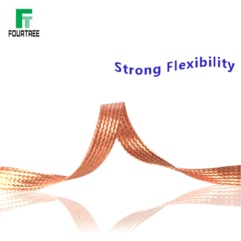 Экранированный кабель из чистой меди 1 м оплетка неизолированного заземления