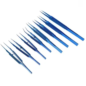 1 шт., офтальмологический микропинцет, титановая круглая ручка, 1416 см, офтальмологические стоматологические инструменты