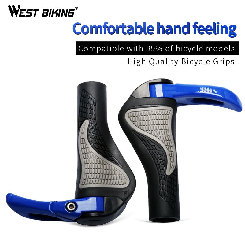 Противоскользящие эргономичные велосипедные ручки MTB резиновые для руля детали