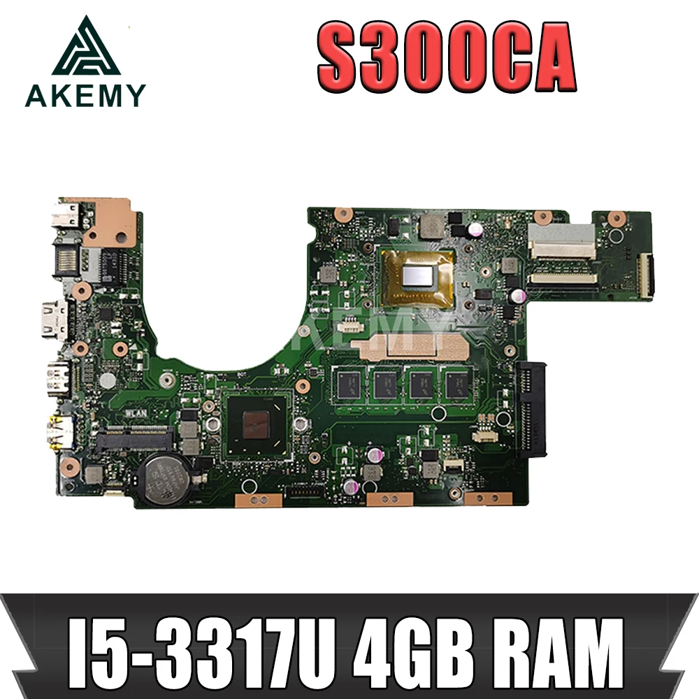 

S300CA материнская плата для ноутбука S300 S300C S300CA I5-3317 4GB RAM для материнской платы ноутбука ASUS