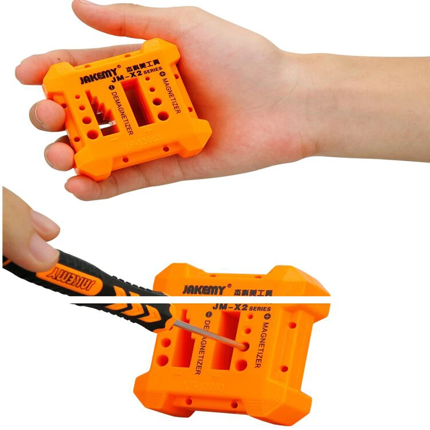 

JM-X2 Hot Sale precision Magnetizer or Demagnetizer Screwdriver For Steel Screwdriver Blades Tweezers Tool Magnetizing Device (1