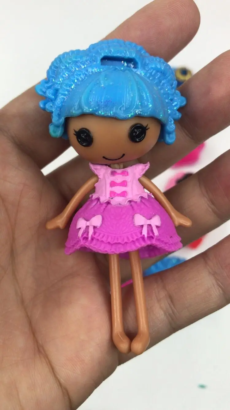 Lalaloopsy девочки с одеждой и шляпой для волос Размер 7 8 см случайный подарок на день