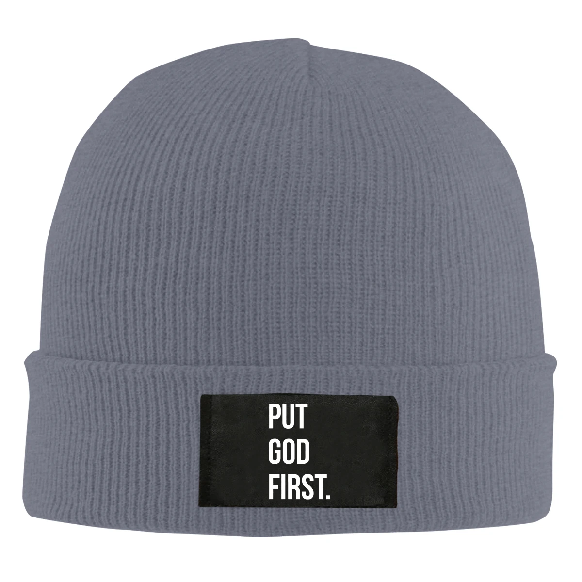 Put God First Черная шапка Мужская Женская Зимний теплый для катания на лыжах кепка