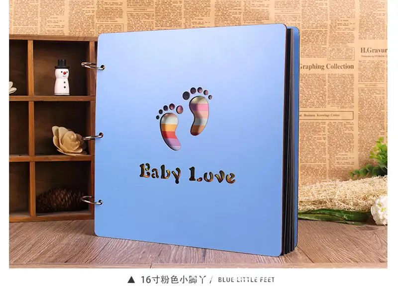 D 100 страниц DIY фотоальбом книга памяти мини мгновенный чехол для хранения фотографий для семьи младенцев - Цвет: D