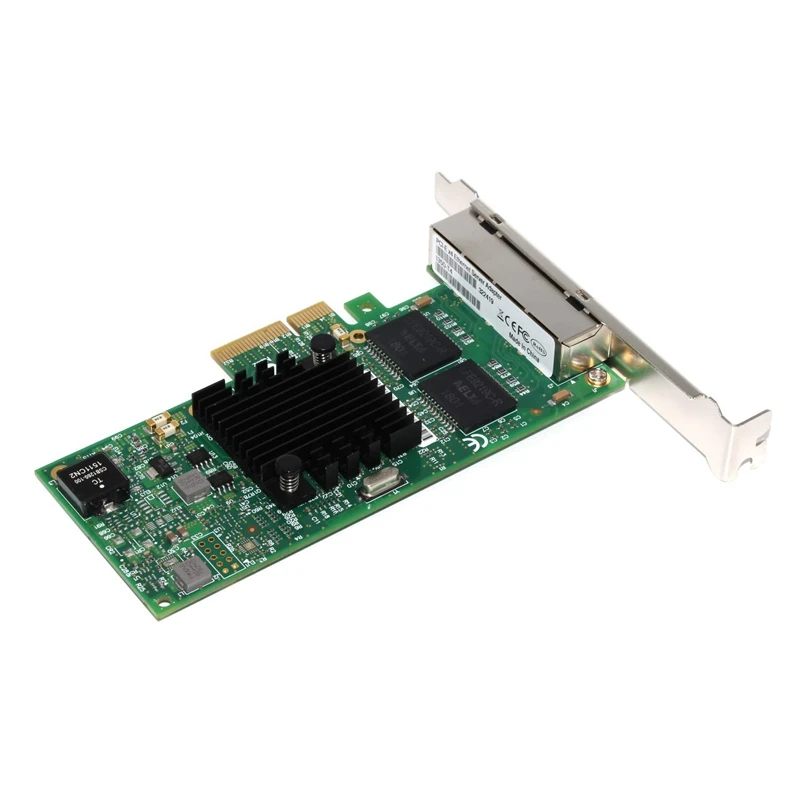 Гигабитная сетевая карта I350 T4 E1G44HT для 82580 сетевой адаптер PCI Express 10/100/1000 Мбит/с