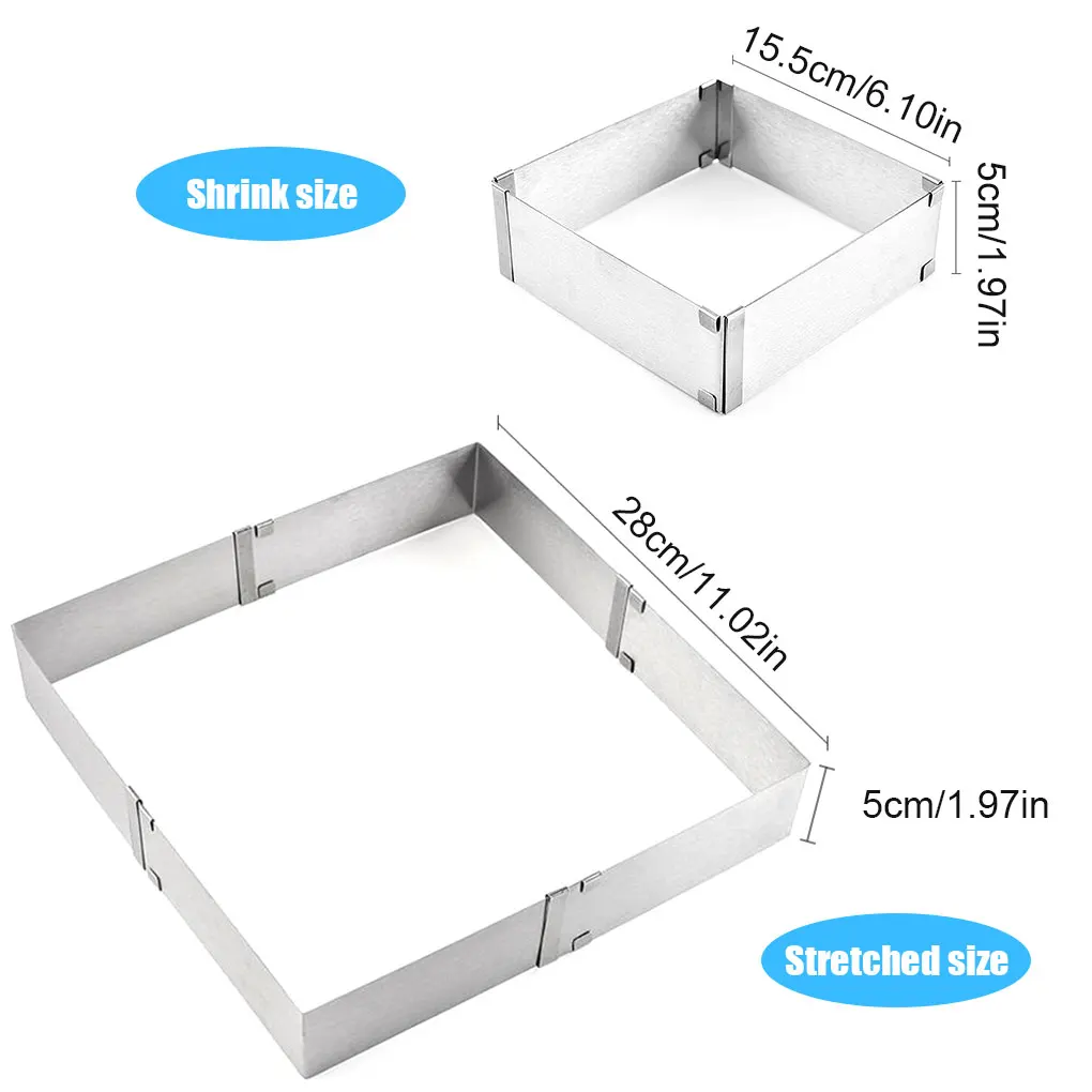 

Новый регулируемый телескопический инструмент для выпечки из нержавеющей стали