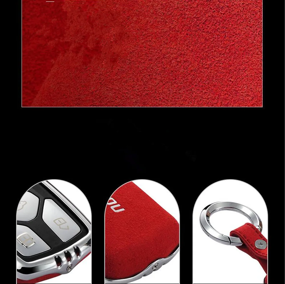 Чехол для автомобильного ключа из оцинкованного сплава Audi C6 A7 A8 R8 A1 A3 A4 A5 Q7 A6 C5 B9 4m TT
