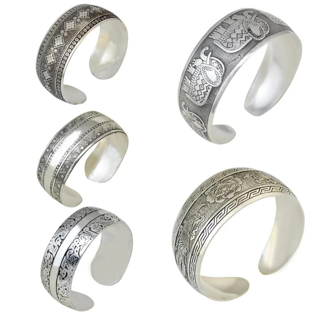 Винтажные цыганские браслеты, ювелирные изделия, цветные Открытые Браслеты с ромбом и цветами для женщин, очаровательные турецкие браслеты, ювелирные изделия вечерние Ринок