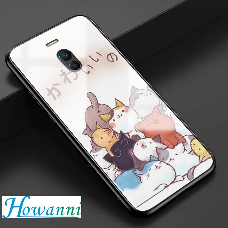 Чехол-накладка для Meizu M5 Note M6 M5S M6S E3 16 15 Plus 16X 16XS из закаленного стекла | Мобильные