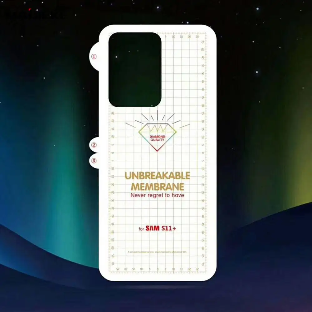 Небьющаяся мембрана Гидрогелевая пленка для Samsung Galaxy S11 + S11e plus мягкая защитная из