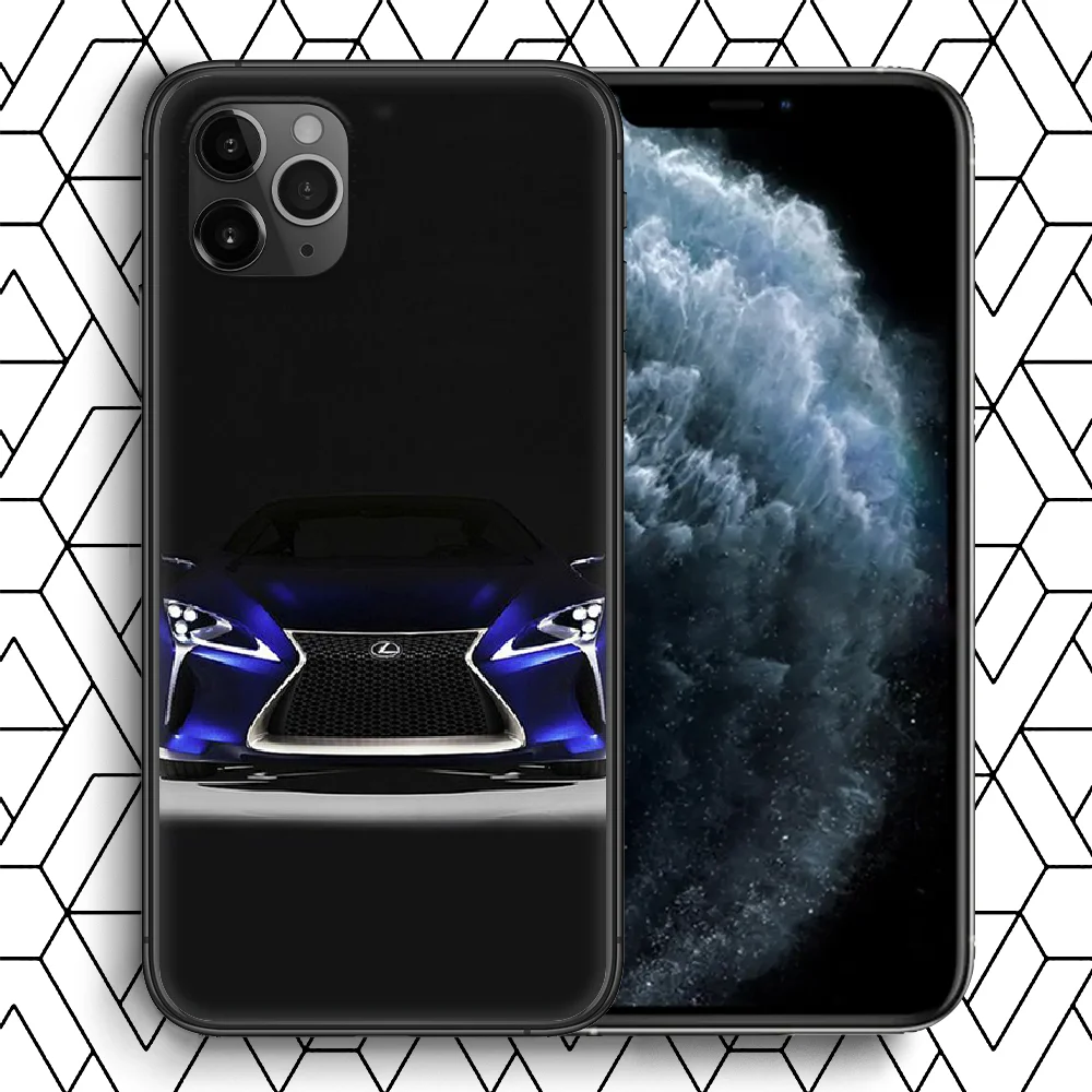 

Lexus Car Phone Case For iPhone 4 4s 5 5S SE 5C 6 6S 7 8 Plus X XS XR 11 12 Mini Pro Max 2020 black Cover Soft Shell Luxury Back
