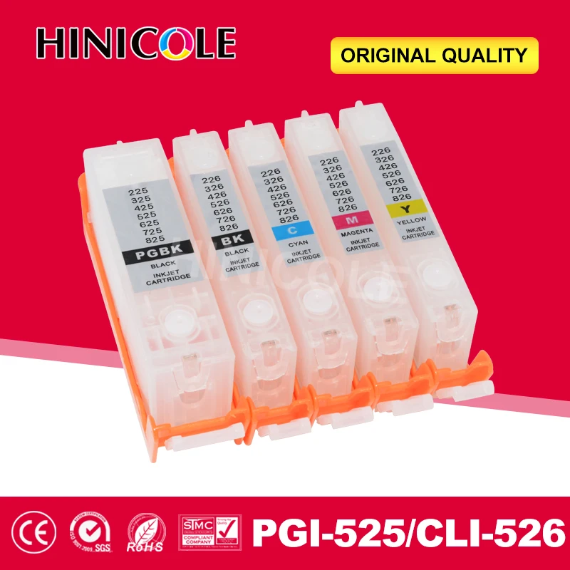 Hinicole перезаправляемый картридж для чернил PIXMA IP4850 IP4950 IX6550 MG5150 MG5250 принтера Canon PGI