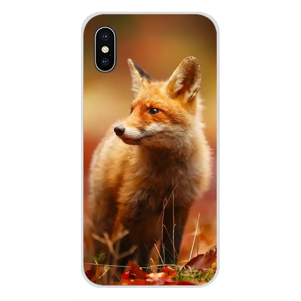 Прозрачный чехол из ТПУ для Oneplus 3T 5T 6T Nokia 2 3 5 6 8 9 230 3310 1 7 Plus 2017 2018 A Fox In The Wild Red