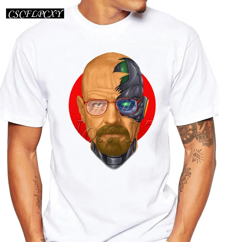 TXN1121 Самая дешевая мужская модная футболка, ломающаяся Bad Heisenberg, Зомби дизайн, Ретро Мужские майки с принтом, короткий рукав, Повседневная модная футболка - Цвет: TXN1121