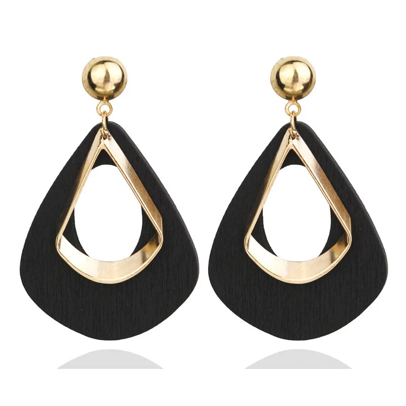 

2021 Hot Selling accessories exaggerated punk long geometric water drop earrings eardrop jewelry earrings for women