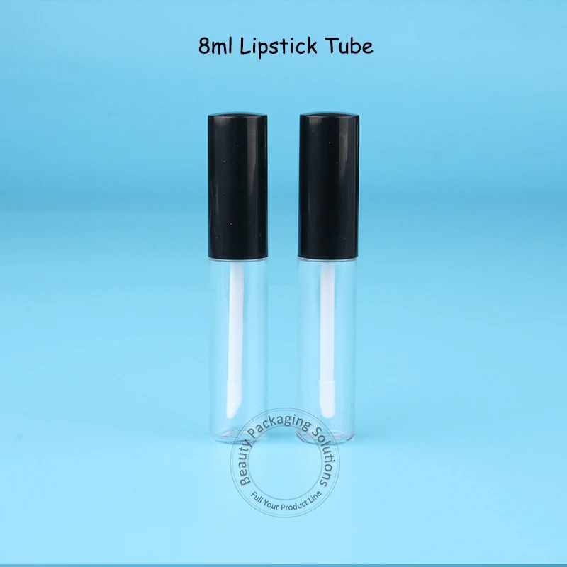 Пластиковый пустой тюбик для блеска губ емкость 4/15 унций 50 шт./лот оптом 8 мл PS