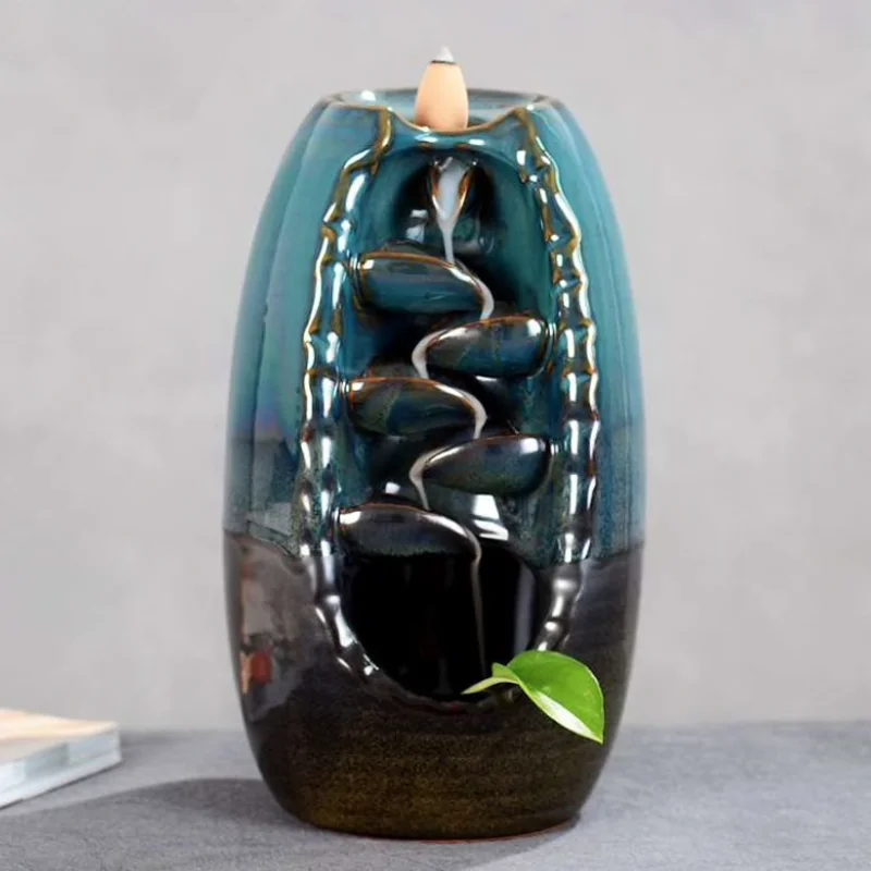 Горелка для благовоний водопад керамическая подставка украшение чайной