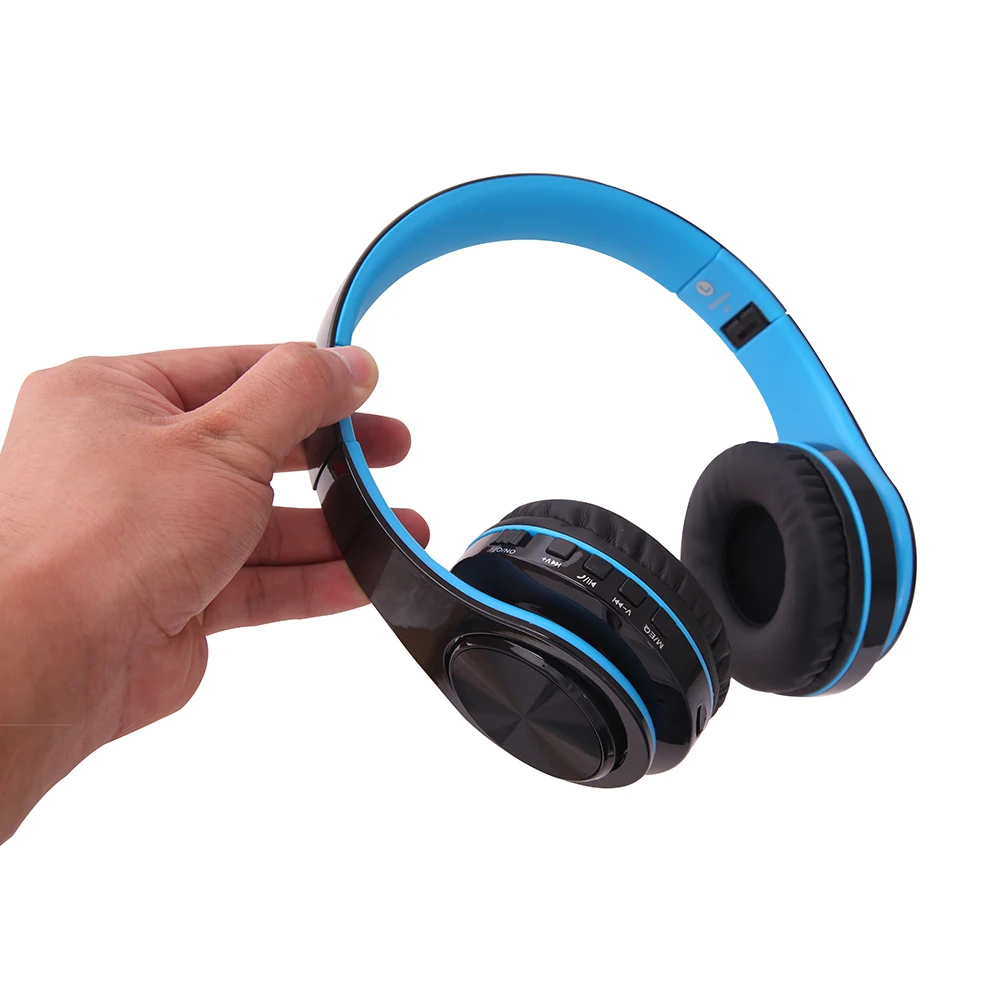 Hi-Fi стереонаушники bluetooth наушники Музыкальная гарнитура FM и поддержка sd-карты с