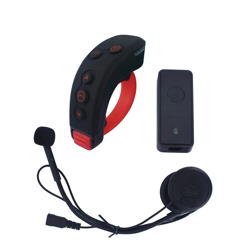 

Two-way Radio PTT Handbar BT Interphone Remote Control Bluetooth Motorcycle Intercom Headset Helmet Wireless Intercom Systems