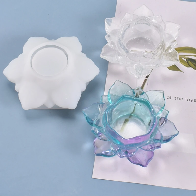 

DIY Crafts Crystal Epoxy Resin Mold Flower Storage Box Casting Silicone Mould MXME