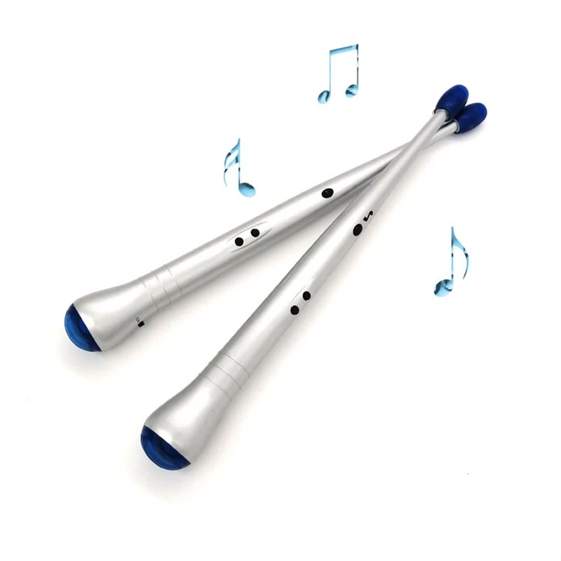 

1 Pair Electronic Air Drum Rock Beat Rhythm Stick Percussion Instrument Tool Kids Lightweight Rhythm Sticks