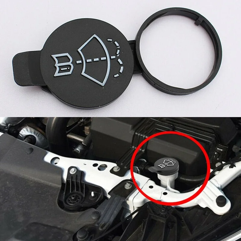 

Car Windshield Wiper Washer Fluid Reservoir Tank Bottle Cap Cover for Chevrolet Buick Cadillac Dodge GM Car Accessories