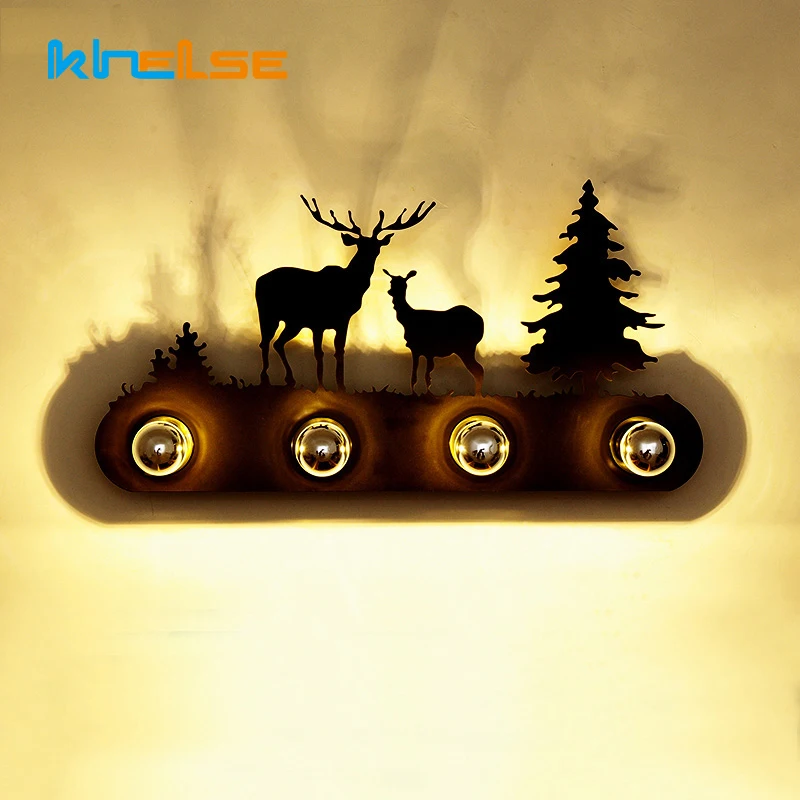 Ретро прикроватный настенный светильник для гостиной спальни прохода лестницы