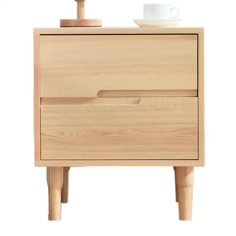 Сплошная деревянная прикроватная настольная лампа простой современный