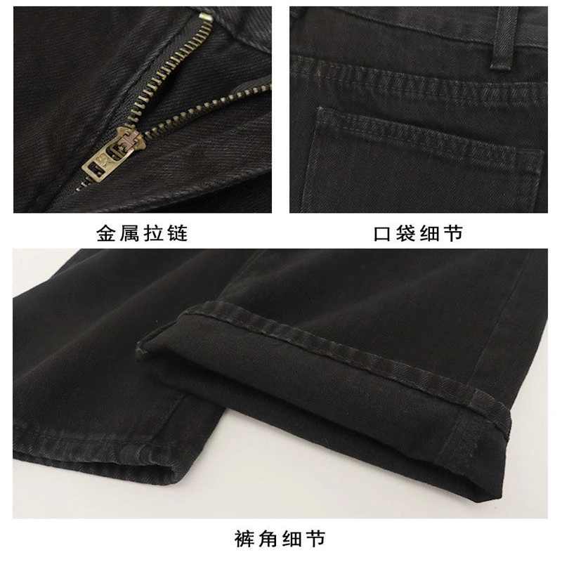 

Light blue wide-leg jeans women's spring/summer 2021 new style high waist drape loose straight-leg pants Y2K mopping trousers