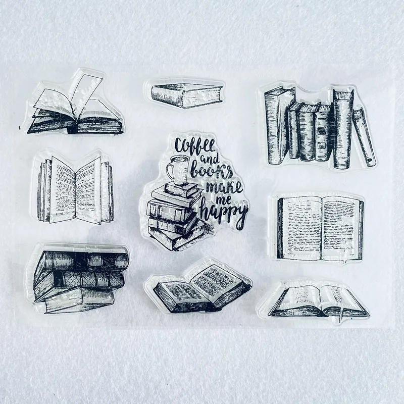 Прозрачный силиконовый штамп для кофейной чашки скрапбукинга фотоальбома